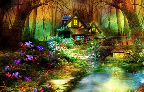 Enchanted the magical cabin
